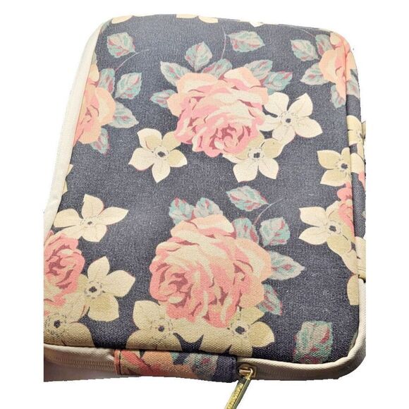 Kayond Floral Computer Case 10 in wide by 14 in long Inner zip Pocket - Picture 1 of 5